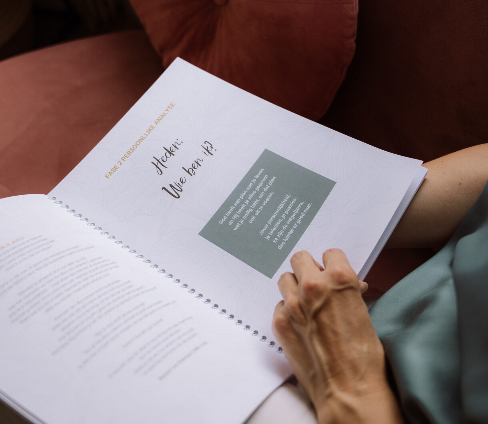 foto met het werkboek van TotalBalance